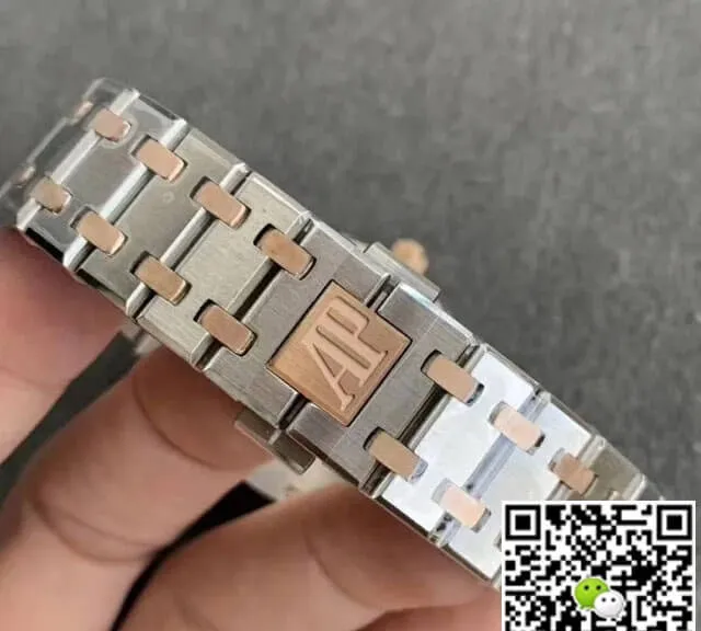 Audemars Piguet Royal Oak 67651SR.ZZ.1261SR.01 JF Factory 1:1 Best Edition Replica Watch Diamond-Set Bezel